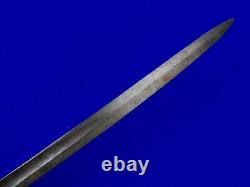 Antique US Civil War Model 1850 Engraved Foot Officer's Sword