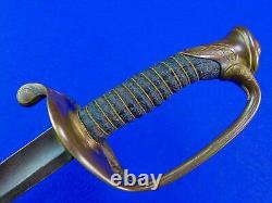 Antique US Civil War Model 1859 Officer's Sword with Scabbard