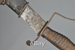 Antique US Civil War N. Starr Model 1812 Cavalry Sword with Scabbard