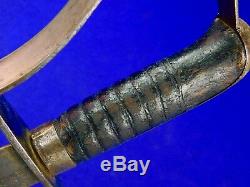 Antique US Civil War N. Starr Model 1818 Cavalry Sword with Scabbard