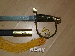 Antique US Civil War US Marines Made Presentation Officer's Sword ORIGINAL