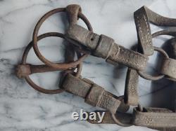 Antique US Military Horse Bridal 1800s civil war era union