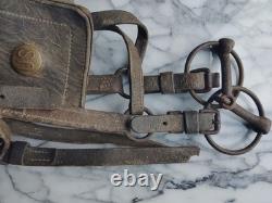 Antique US Military Horse Bridal 1800s civil war era union