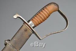 Antique US Pre Civil War N. Starr Model 1812 Cavalry Sword with Scabbard (3)