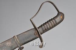 Antique US Pre Civil War N. Starr Model 1812 Cavalry Sword with Scabbard (4)
