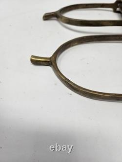 Antique U. S. Cavalry Spurs With Strap Pre WWI Civil War Era Military Spurs