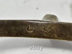 Antique U. S. Cavalry Spurs With Strap Pre WWI Civil War Era Military Spurs