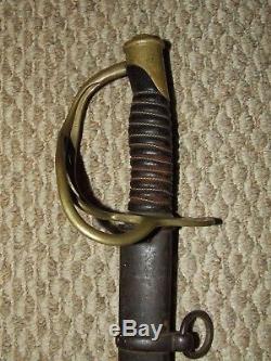 Antique U. S. Civil War M1860 Cavalry Saber Sword Ames Chicopee Mass 1864