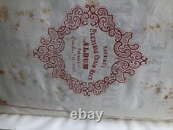 Antique Vintage 1860sUS Civil War Era Family Photo Album Daguerreotype Case Old