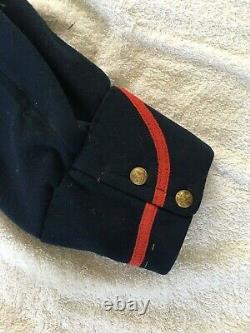 Antique Vintage Civil War Union Artillery Blue Red Wool Shell Uniform Jacket