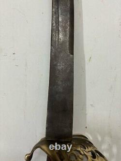 Antique Vintage US CIVIL WAR SWORD SABER Old Rare Collectible 38