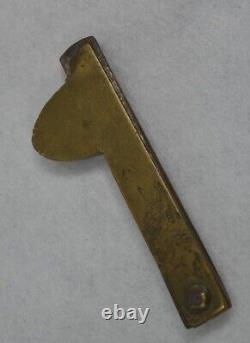 Antique brass/steel fleam blood letting surgical Civil War Era 19th original