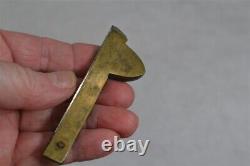 Antique brass/steel fleam blood letting surgical Civil War Era 19th original