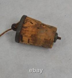 Antique canteen smooth Civil War cork 19th c 1800s rectangle rare original