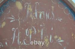 Antique canteen wooden water signed linberg 1855 pre civil war red original