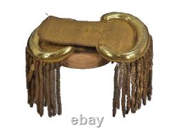 Antique epaulets epaulette w box Civil War uniform gold bullion 19th original