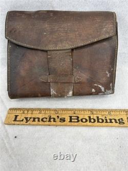 Antique medicine apothecary pharmacy kit Civil War Era wrap pouch original 19th