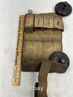 Antique medicine apothecary pharmacy kit Civil War Era wrap pouch original 19th