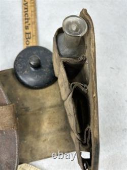 Antique medicine apothecary pharmacy kit Civil War Era wrap pouch original 19th
