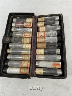 Antique pharmacy apothecary homeopathy kit mid 19th c Civil War Era original