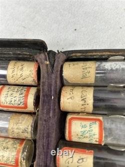 Antique pharmacy apothecary homeopathy kit mid 19th c Civil War Era original