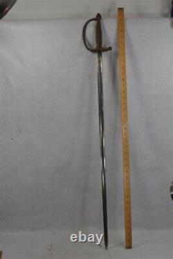 Antique sword Civil War marked dated US JH 1862 very good 39 in original