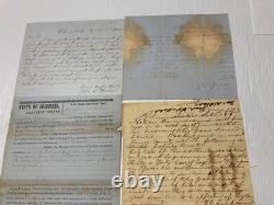 Arkansas CIVIL War Csa Documents Lot 4 Pocahontas Montgomery Rapps Barron Helena