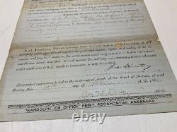 Arkansas CIVIL War Csa Documents Lot 4 Pocahontas Montgomery Rapps Barron Helena