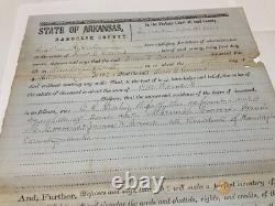 Arkansas CIVIL War Csa Documents Lot 4 Pocahontas Montgomery Rapps Barron Helena