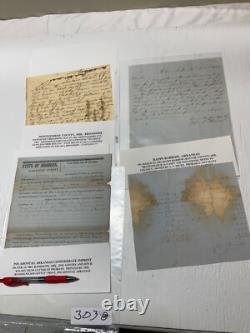 Arkansas CIVIL War Csa Documents Lot 4 Pocahontas Montgomery Rapps Barron Helena