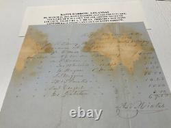 Arkansas CIVIL War Csa Documents Lot 4 Pocahontas Montgomery Rapps Barron Helena