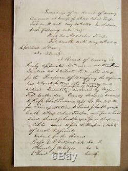 Arkansas CIVIL War Slaves And Colored Troops Fort Smith Weapons Report 1864