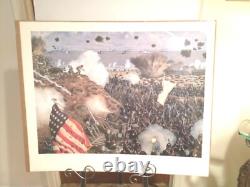 Assault on Battery Wagner Print by Ron Marlett Limited Edition Civil War Battle