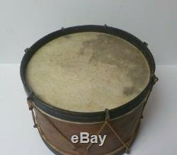 Authentic 19th Century American Civil War Era Child's Wooden 11 Snare Drum