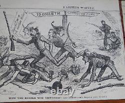 Authentic CIVIL War Cartoon Colection 125 Pieces Political Military Slavery