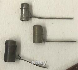 Authentic CIVIL War Relic Collection (drumstick, Molder, Horn, Bullets, More)