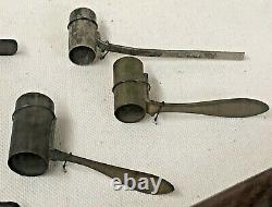 Authentic CIVIL War Relic Collection (drumstick, Molder, Horn, Bullets, More)