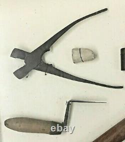 Authentic CIVIL War Relic Collection (drumstick, Molder, Horn, Bullets, More)