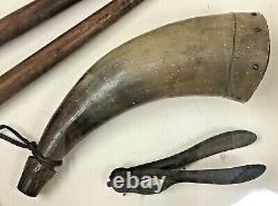 Authentic CIVIL War Relic Collection (drumstick, Molder, Horn, Bullets, More)