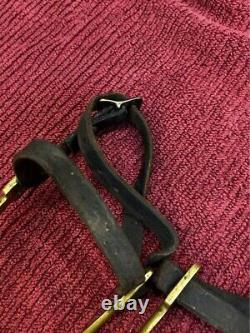 Authentic Model 1885 U. S. Cavalry Brass Spurs with Leather Straps