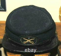 Awesome Genuine Legendary 2nd Cavalry CIVIL War Kepi