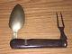 Awesome Original CIVIL War Union Army Spoon And Fork No Knife
