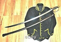 Awesome Rare CIVIL War Cavalry Jacket & Saber $uper $ale