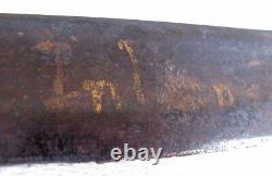 BATTLE LITTLE BIG HORN RELIC INSCRIBED SWORD, George Custer, 7th Cavalry, Sioux