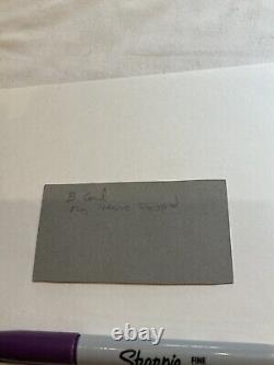 BREVET GEN G L Andrews Civil War Colored Troops Card Signed Col 25th Inf Gen #60