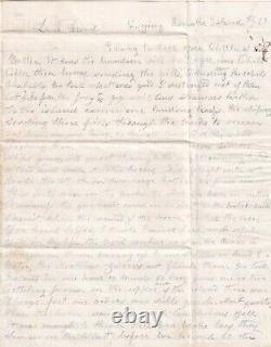Battle Roanoke Island North Carolina Letter from William H. Richmond 2/23/1862