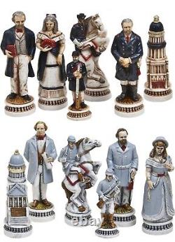 Battle of Gettysburg Chessmen & Superior Chess Board