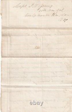 Battle of New Burn North Carolina Letter from William H. Y. Richmond 3/17/1862