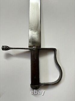 Beautiful Antique Vintage Wood French Style Sword Handcrafted Rare Collectible