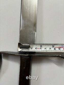 Beautiful Antique Vintage Wood French Style Sword Handcrafted Rare Collectible